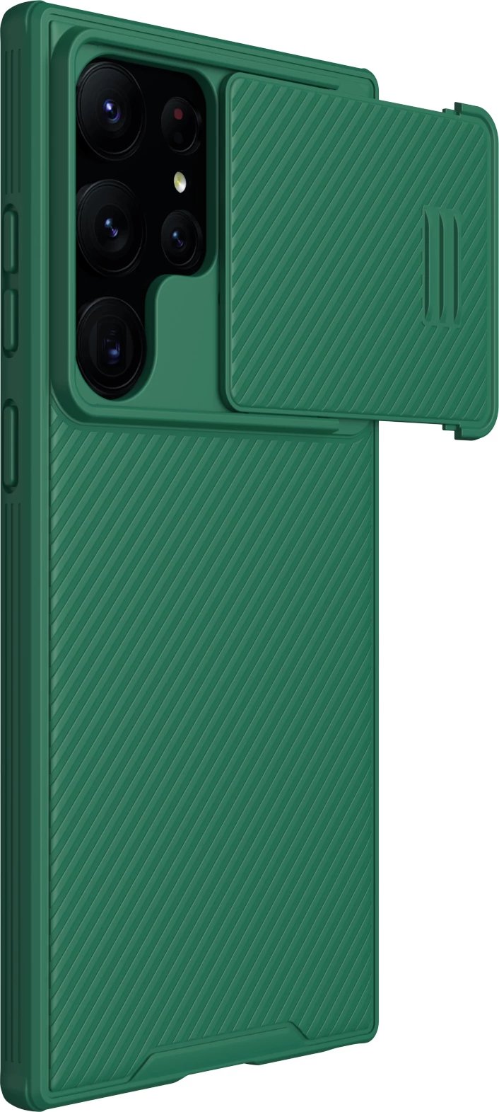 Mbështjellës Nillkin CamShield S Case për Samsung Galaxy S23 Ultra, me mbrojtëse kamere, Jeshil