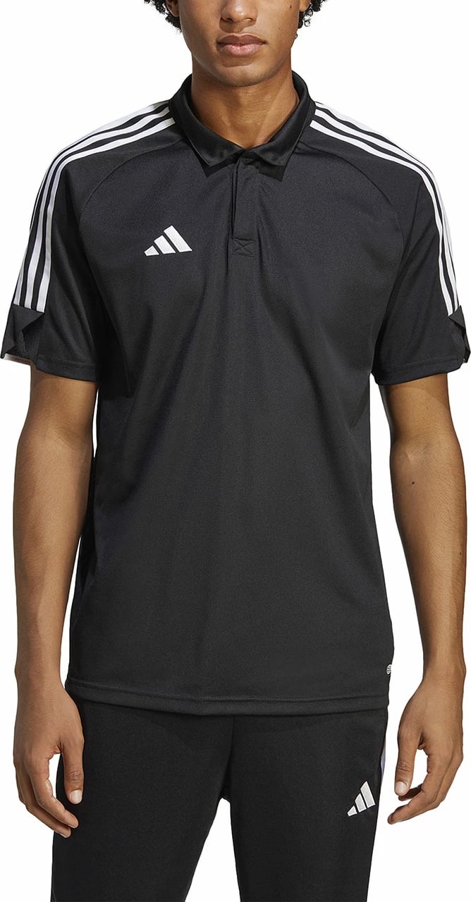 Maicë polo për meshkuj adidas, e zezë
