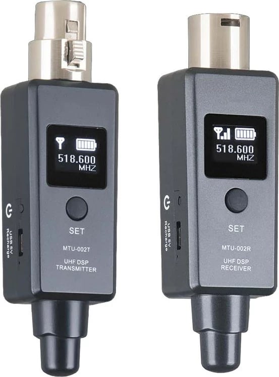 Adapter wireless XLR Sennheiser DNA CST, Transmetues dhe Pranues