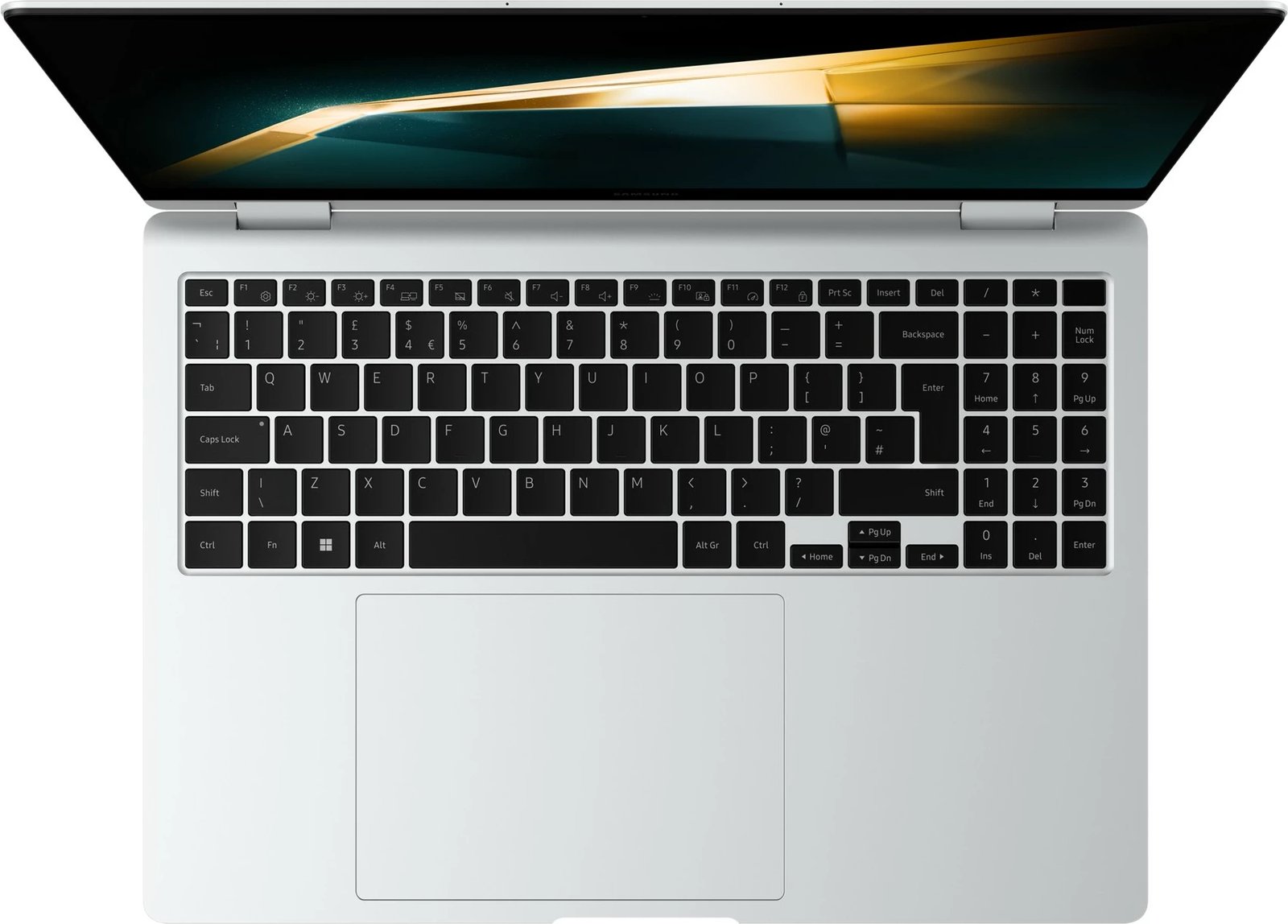 Laptop Samsung Galaxy Book4 Pro 360, Intel Core Ultra 7, 16 GB RAM, 512 GB, Platinum Silver