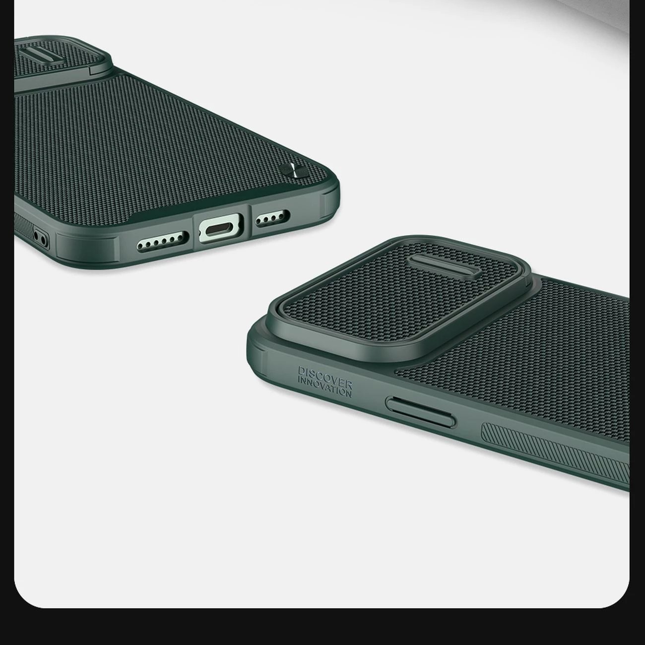 Mbështjellës Nillkin Textured S Case për iPhone 14 Plus me kapak kamere, i zi