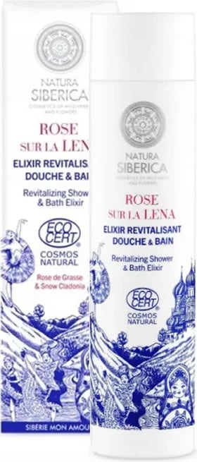 Eliksir për dush dhe banjë Natura Siberica Lena Rose 200ml