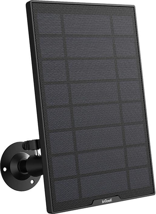Panel diellor ieGeek ZS-GQ5 për kamera sigurie, 3m USB, i zi