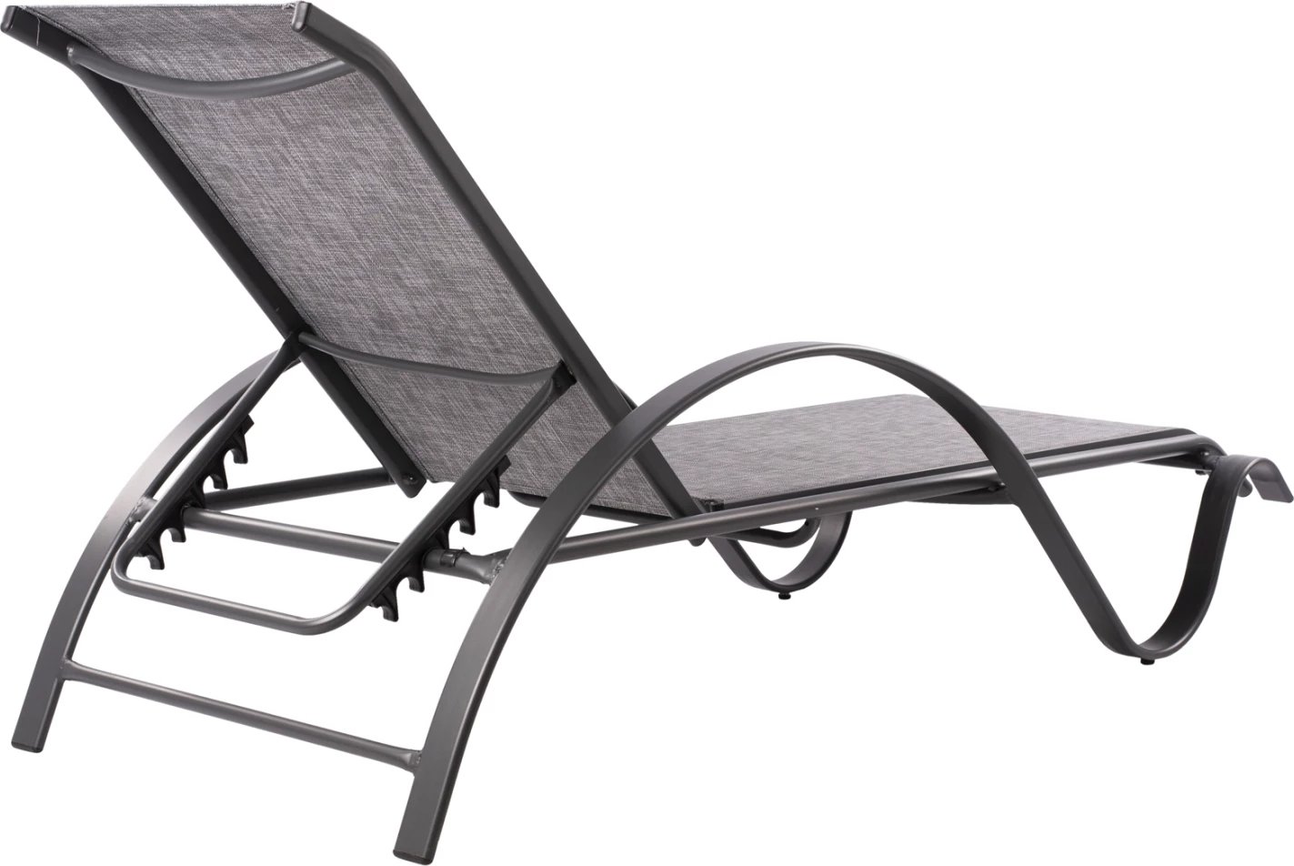 Shtrat dielli alumini gri me tekstilene gri FH5133.01 194x54-66x30 cm