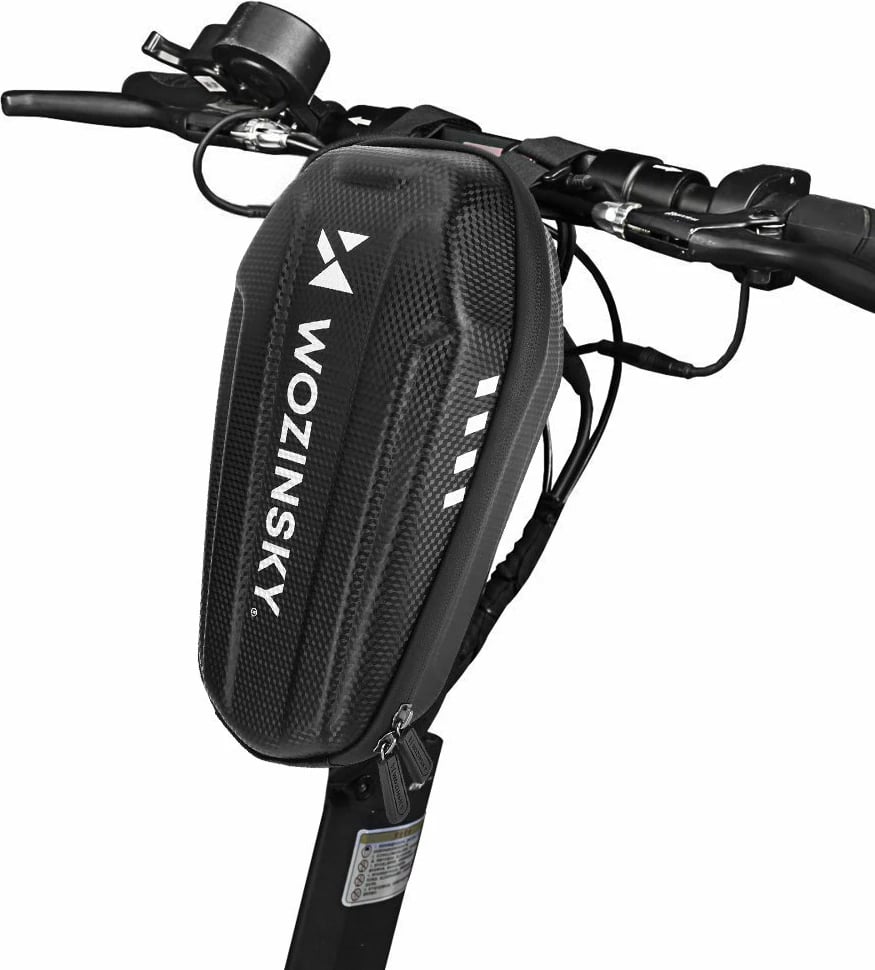 Çantë timoni për trotinet Wozinsky WSB3BK, 2L, EVA, e zezë