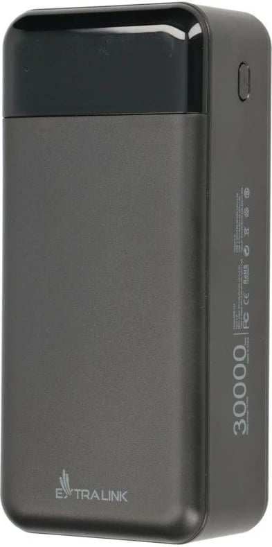 Powerbank Extralink EPB-124 EX.19522, 30000 mAh, e zezë