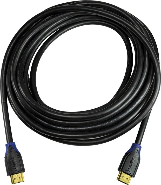 Kabllo HDMI LogiLink CH0067, 15m, 4K, 3D, e zezë