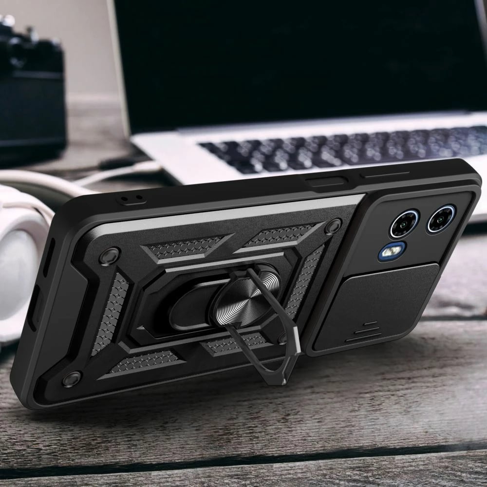Mbështjellës Tech-Protect Camshield Pro për Motorola Moto G85 5G, i zi Mbështjellës Tech-Protect Camshield Pro për Motorola Moto G85 5G, i zi