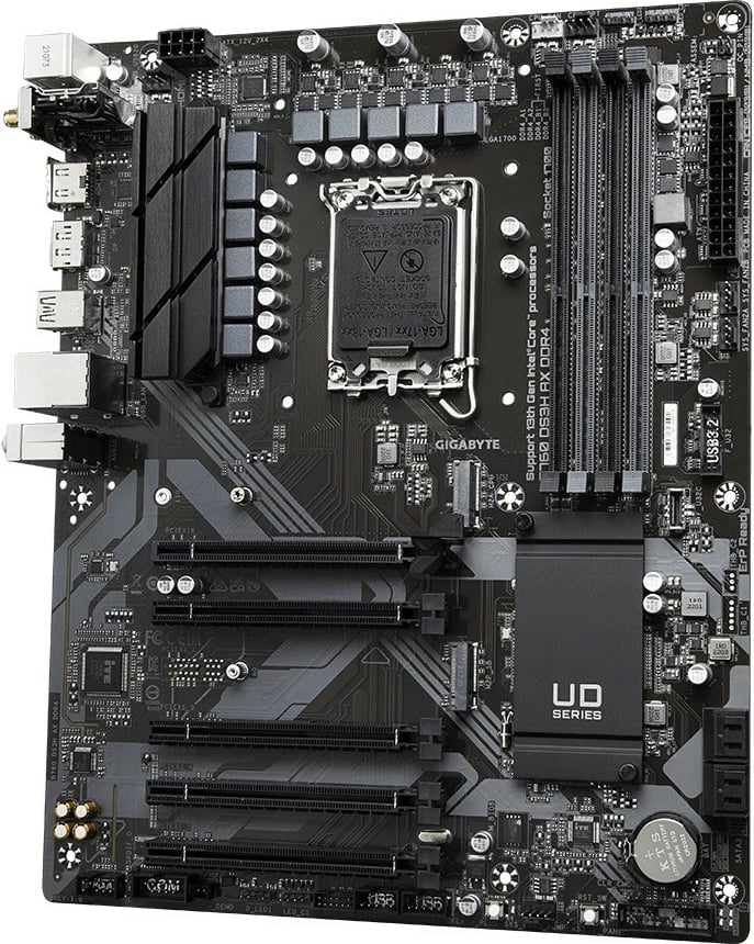 Pllakë amë Gigabyte B760 DS3H AX DDR4, Socket LGA1700, ATX