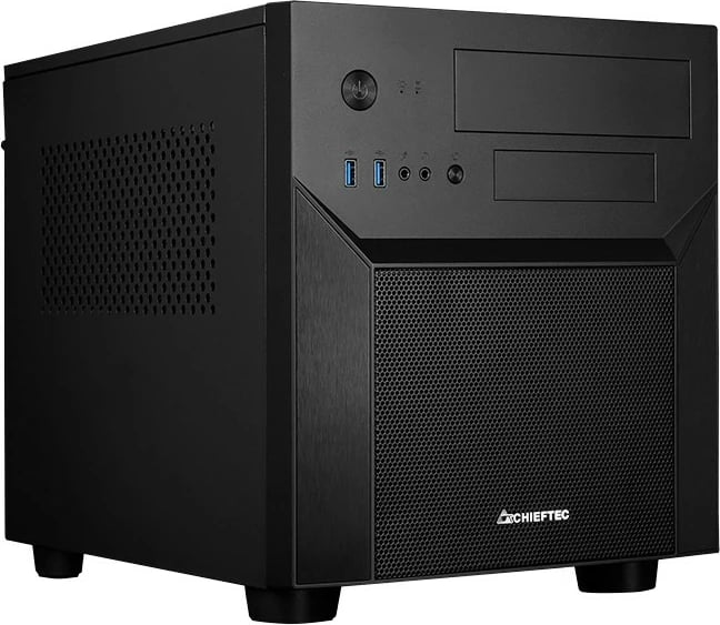 Kasë Chieftec CI-02B-OP Mesh Series, Cube, Micro ATX/Mini ITX, e zezë