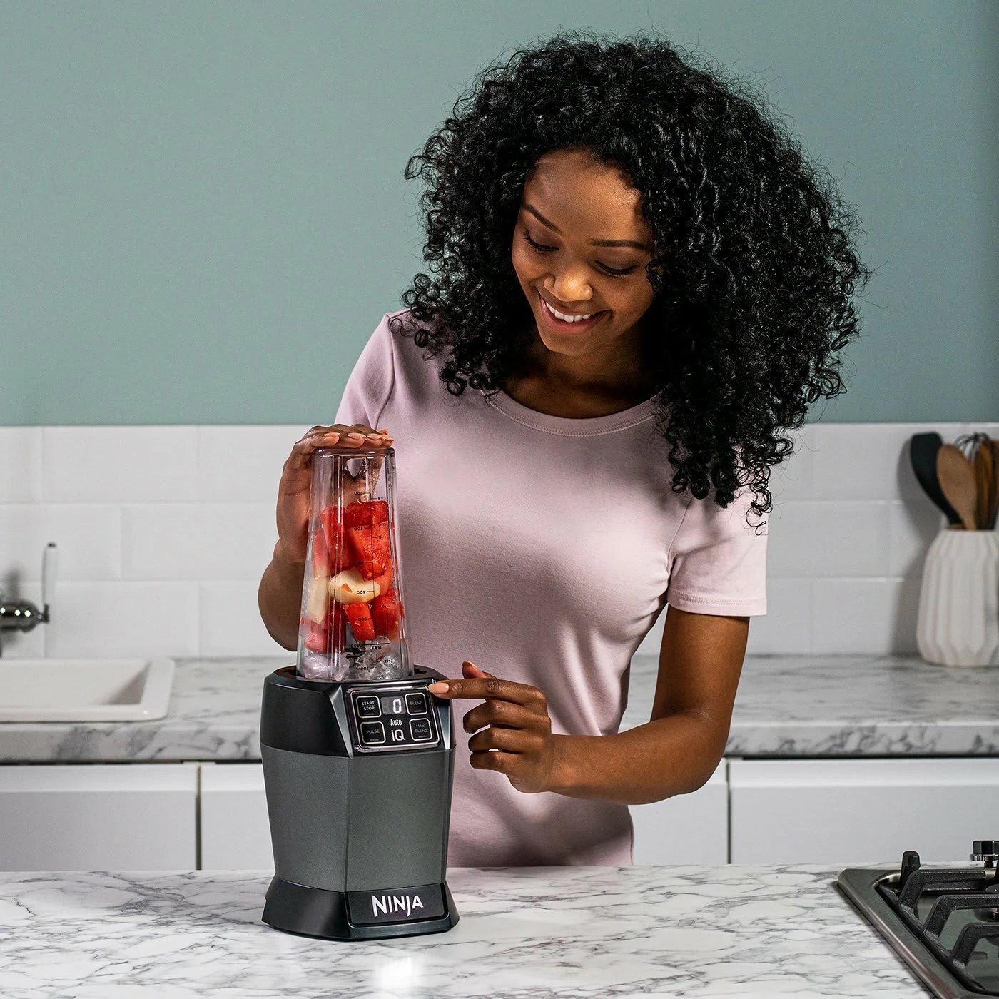 Blender Ninja BN495, 0.7 L, 1000 W, Anthracite