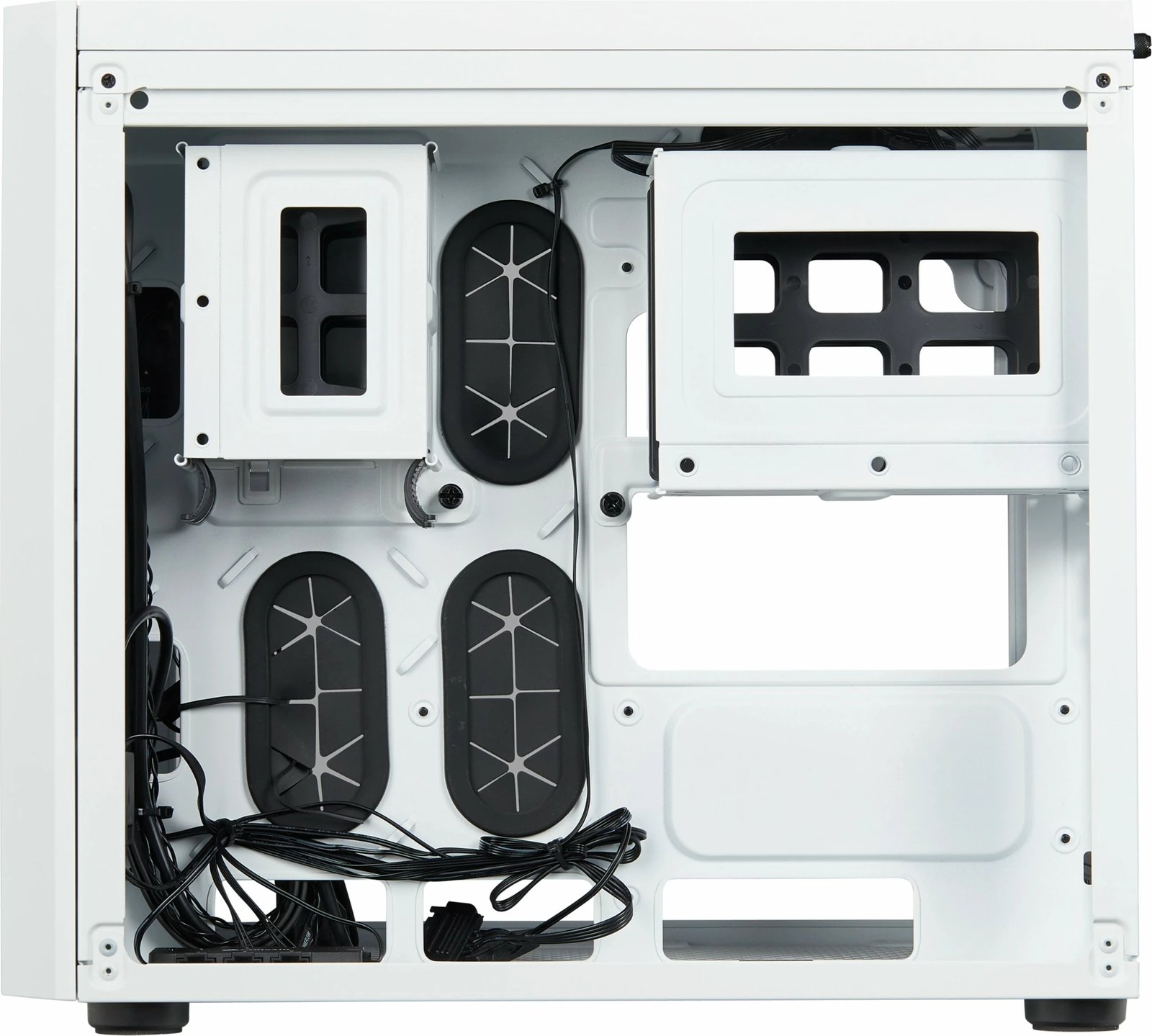Kasë Corsair Crystal 280X, micro ATX, xham i temperuar, e bardhë