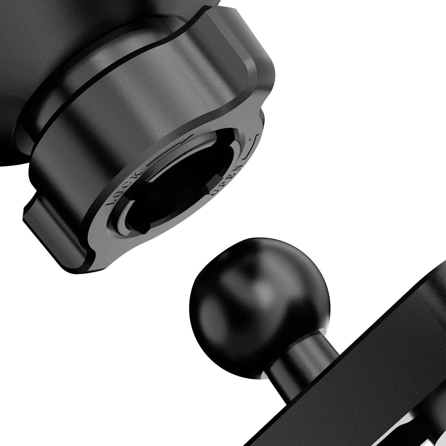 Mbajtës magnetik për veturë Dudao F6Pro, për grilë ventilimi, i zi