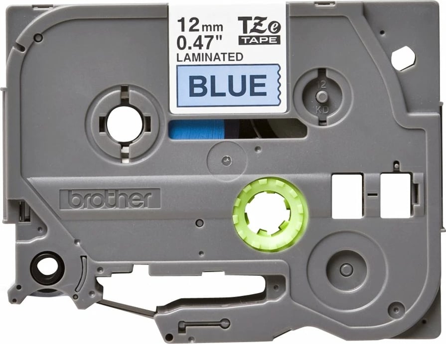 Kasetë etiketuese Brother TZe-531, 12mm, tekst i zi në kaltër, 8m