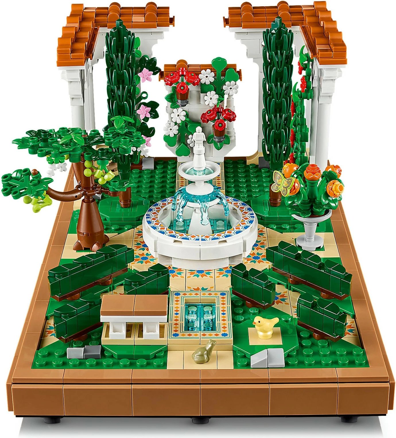 Set ndërtimi LEGO Icons 10359 Springbrunnengarten, 1302 pjesë, multikolor