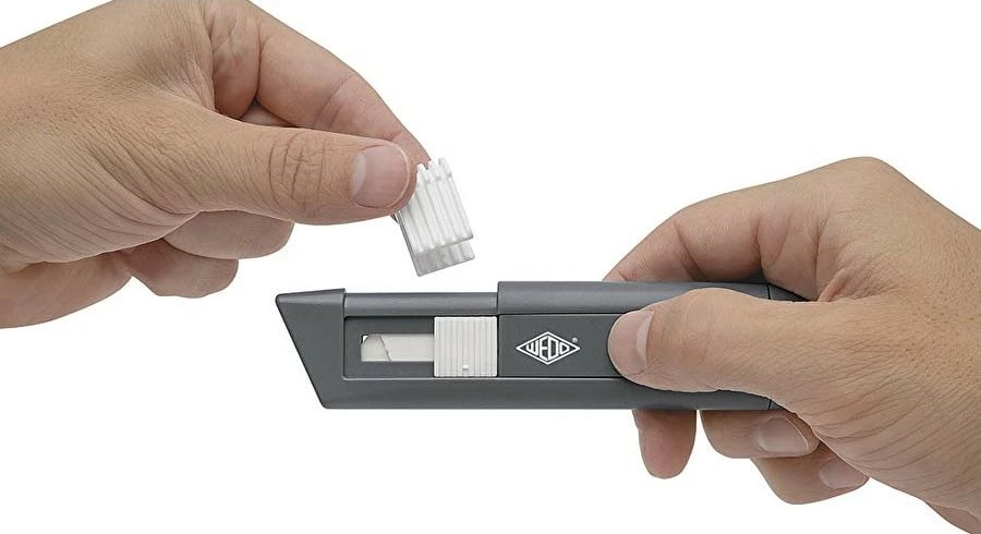 Prerës sigurie WEDO Cutter Safety Compact Keramik Cera-Safeline, plastikë, 145mm, antracit/bardhë