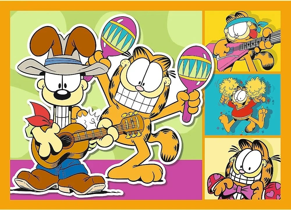 Puzzle 4n1 Trefl Garfield loves lasagna, 207 pjesë, për fëmijë