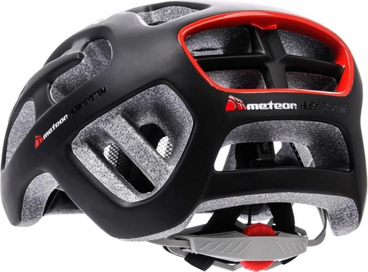 Helmetë për bicikletë Meteor Bolter In-Mold, unisex, e zezë