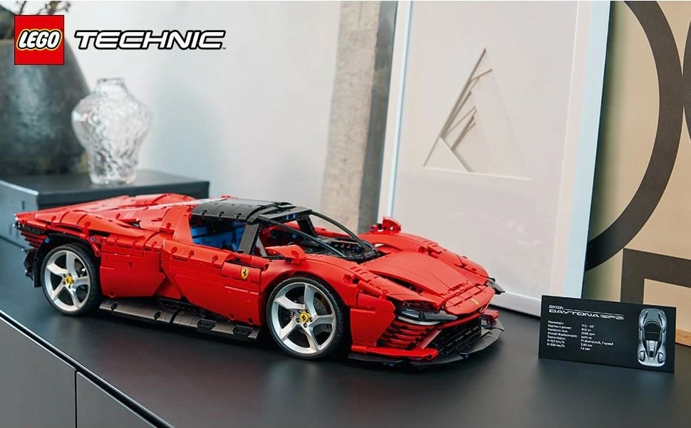 Set ndërtimi LEGO Technic Ferrari Daytona SP3, 3778 pjesë, plastikë, 6.99 kg Set ndërtimi LEGO Technic Ferrari Daytona SP3, 3778 pjesë, plastikë, 6.99 kg