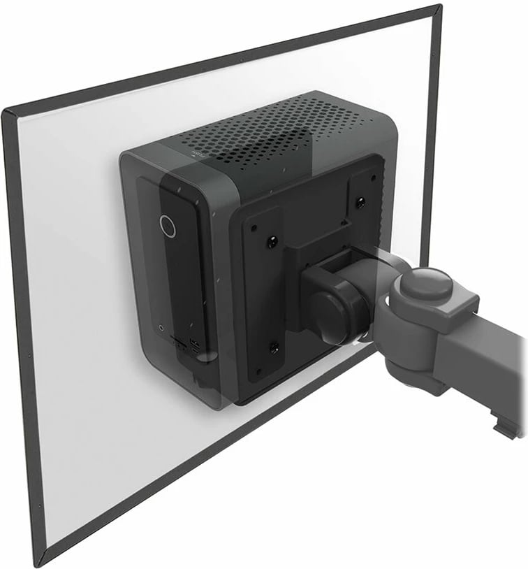 Mbajtës thin client Neomounts THINCLIENT-20, i rregullueshëm, i zi