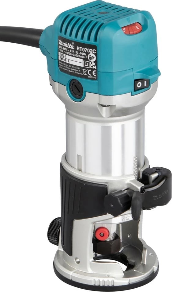 Frezer elektrik Makita RT0702CX2J, 710W, 6/8mm, zi/gri/jeshile