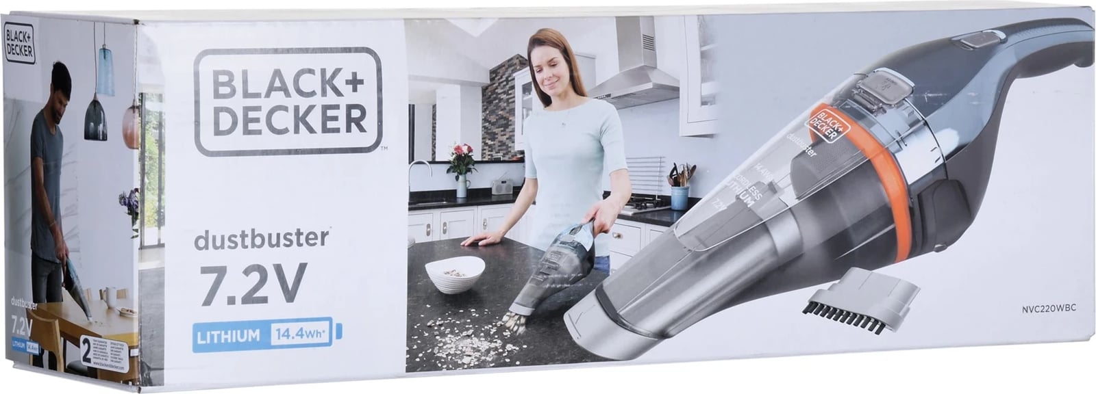 Fshesë dore Black & Decker NVC220WBC, Blu dhe Krom, pa qese Fshesë dore Black & Decker NVC220WBC, Blu dhe Krom, pa qese