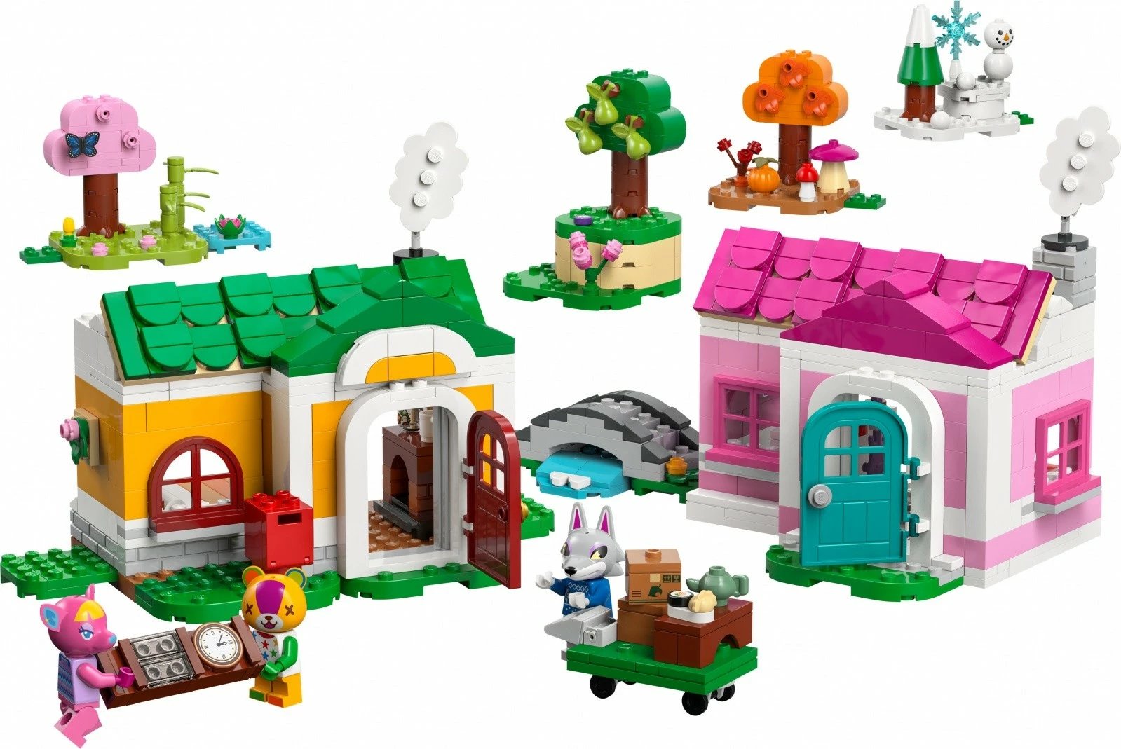 Set LEGO Animal Crossing 77057 Creative Houses, 814 pjesë