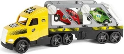 Set lodër kamion me rimorkio, Wader Magic Truck Action 36231, 79 cm, plastikë, multikolor, set me 2 makina retro