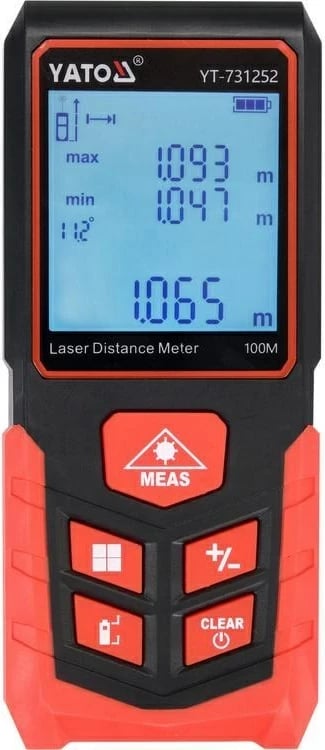 Distancëmatës lazer YATO YT-731252, 100m