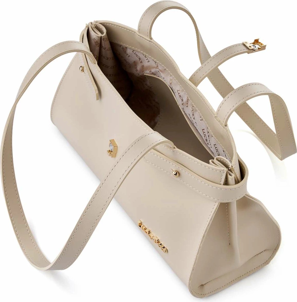 Çantë krahu Lucky Bees, ngjyrë krem, Maya