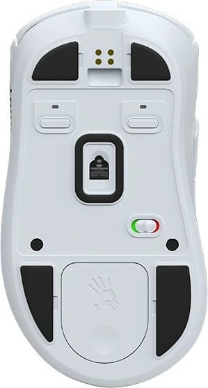 Maus gaming A4Tech Bloody R73 ULTRA DUO Nyx Mirage, pa tela, RGB, i bardhë