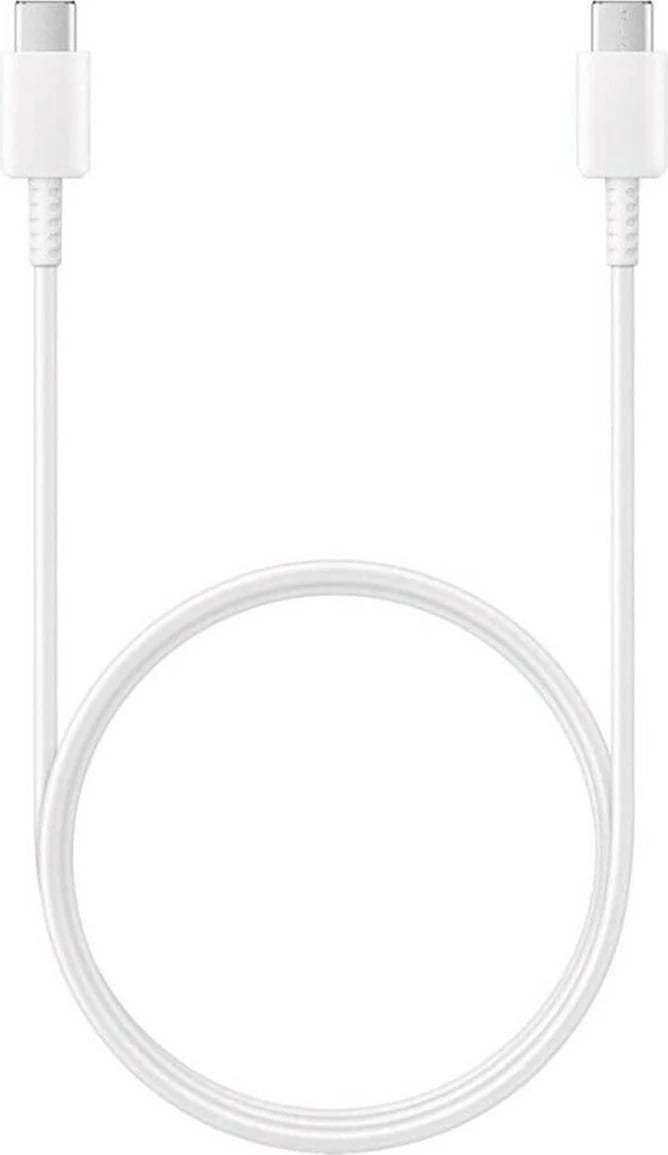 Kabllo Samsung EP-DN975BWE USB-C në USB-C, 1m, 5A, Bardhë