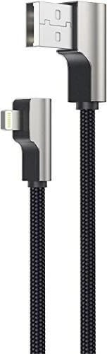 Kabllo AUKEY CB-AL01 OEM Lightning-USB, 2m, kënd 90°, e zezë