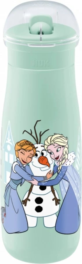 Shishe për fëmijë 2‑në‑1 NUK Mini-Me Flip Frozen, 450 ml, 12+ m, BPA-free, rozë