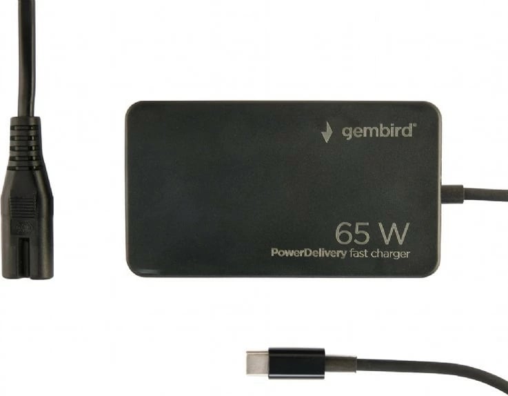 Karikues universal Gembird NPA-AC-PDQC65-01, 65W, USB-C, i zi