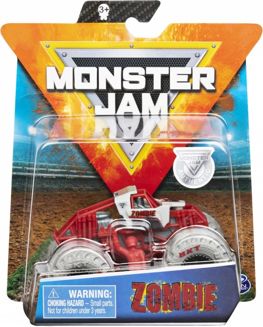 Lodër veturë Monster Jam Spin Master 1:64, metal dhe plastikë, ngjyra të përziera, 1 copë