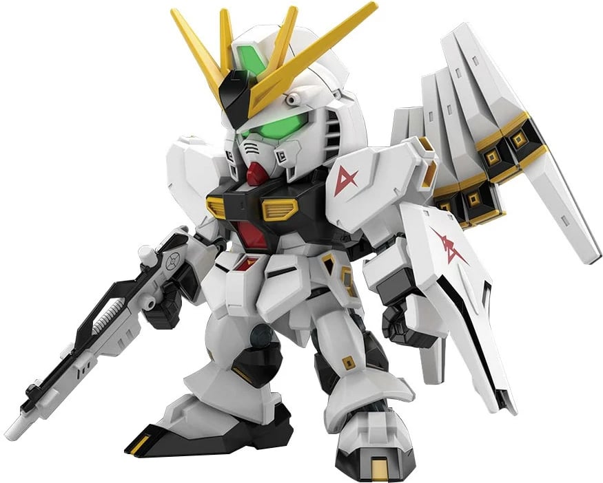 Model RX-93 Nu Gundam Bandai SD Gundam EX-Standard, Bardhë