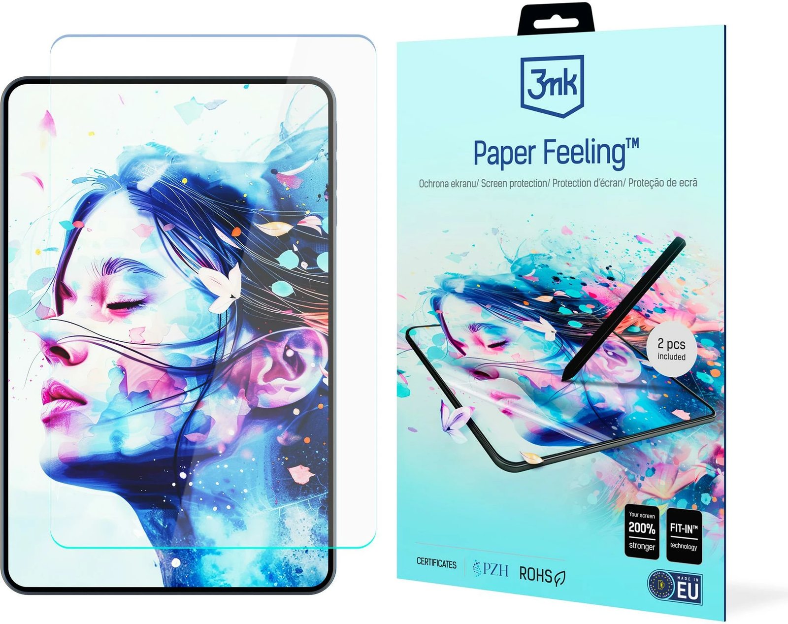 Folje matte për ekran, 3mk Protection Paper Feeling, për Samsung Galaxy Tab A9 Plus 11", 2 copë