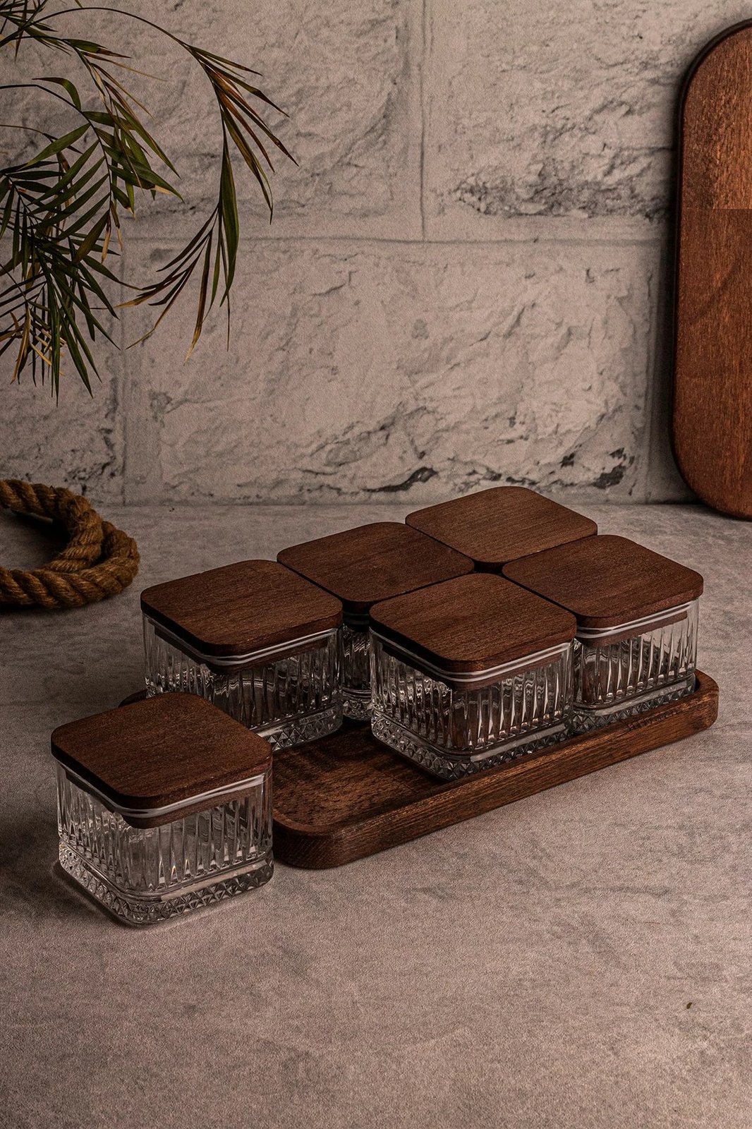 Set pjatash qelqi (13 copë), Hermia Concept, Bella Kare 6