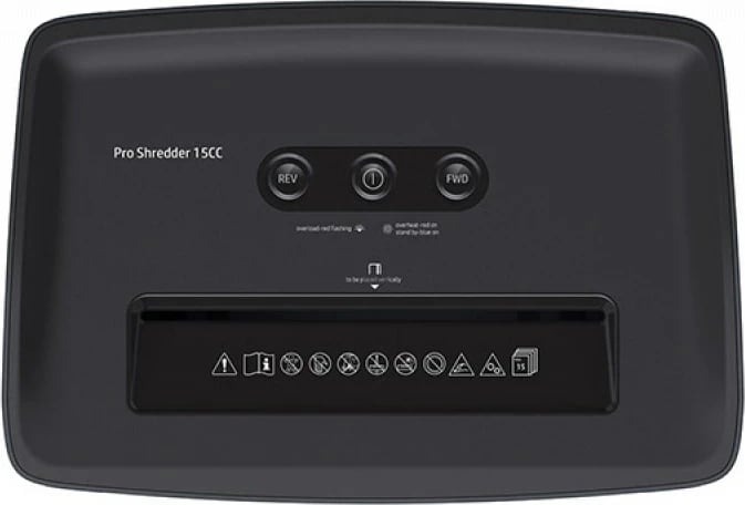 Grirës letre HP PRO SHREDDER 15CC, e zezë