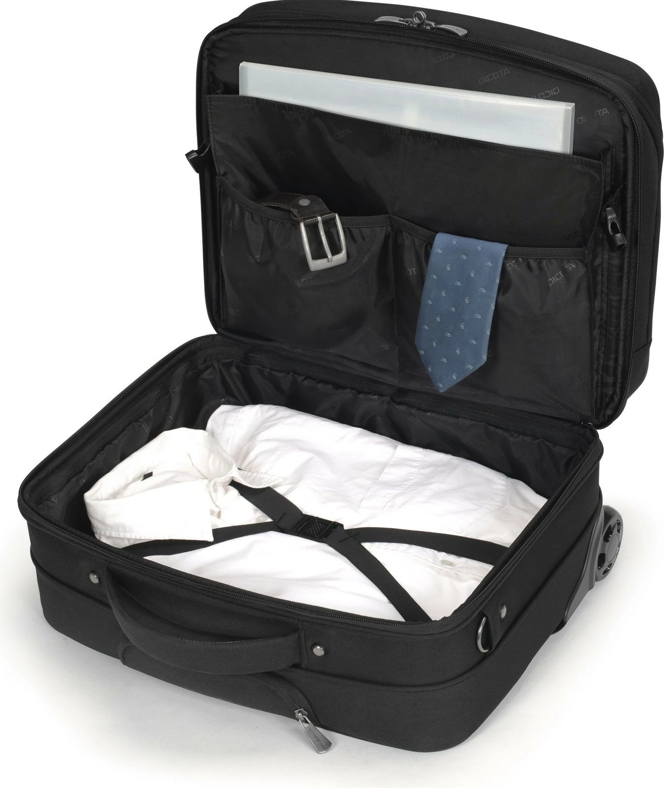 Kasë DICOTA D30924-RPET, trolley, 27.5L, poliestër, e zezë