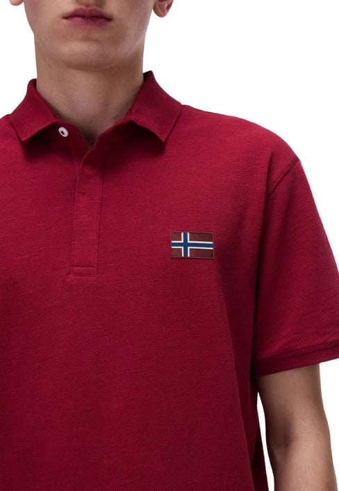 Polo për meshkuj Napapijri, bordeaux
