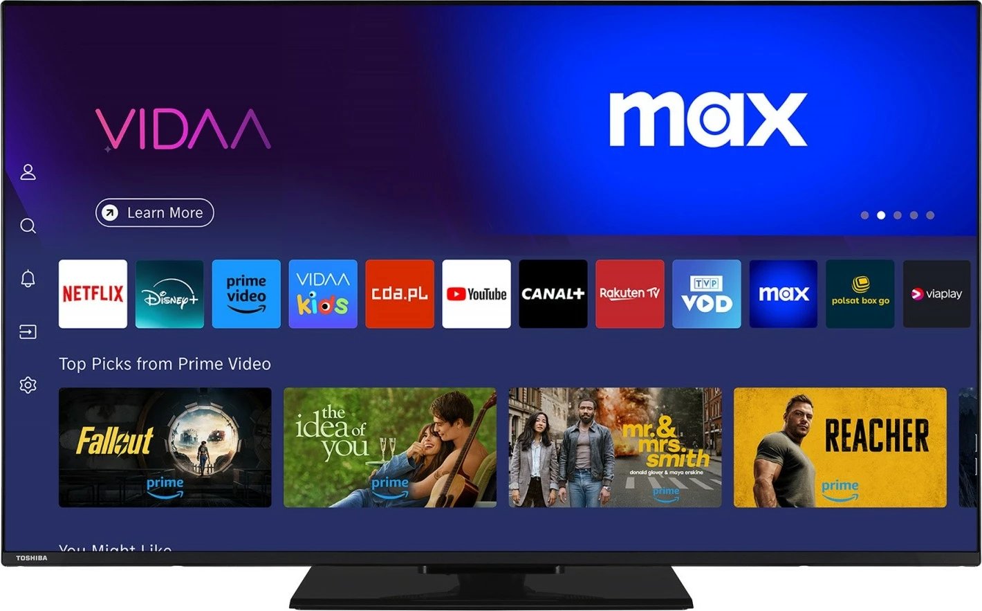 TV QLED Toshiba 50QV3463DG, 50 inç, Ultra HD/4K, Smart, i zi