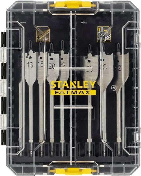 Set frezash STANLEY FATMAX për dru, 8 copë