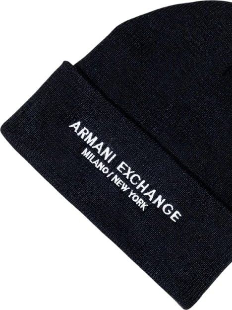 Kapelë Armani Exchange për meshkuj, e zezë