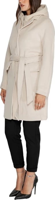 Pallto femra Clerã©, beige