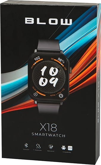 Smartwatch BLOW X18, Bluetooth, 1.43" AMOLED, i zi, me dy rripa