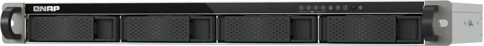 NAS QNAP TS-433EU, ARM Cortex-A55, 4GB RAM, 4 vende disqe, rack 1U