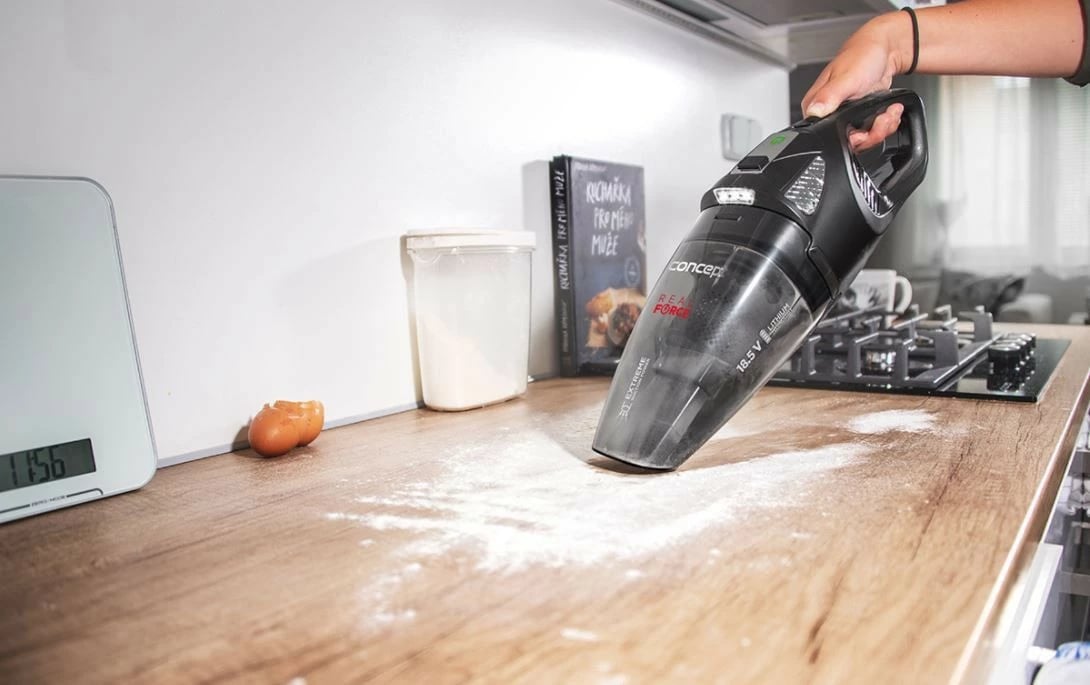 Fshesë dore Concept VP4380, pa kabllo, 0.45L, 18.5V, e zezë, me aksesorë