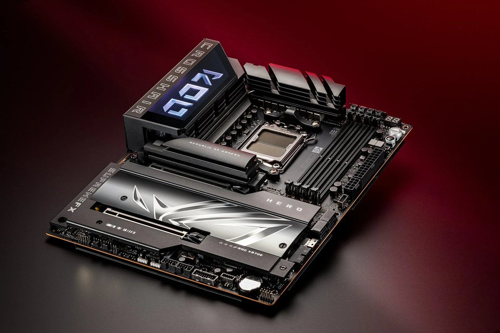 Pllakë amë ASUS ROG CROSSHAIR X870E HERO, Socket AM5, ATX Pllakë amë ASUS ROG CROSSHAIR X870E HERO, Socket AM5, ATX
